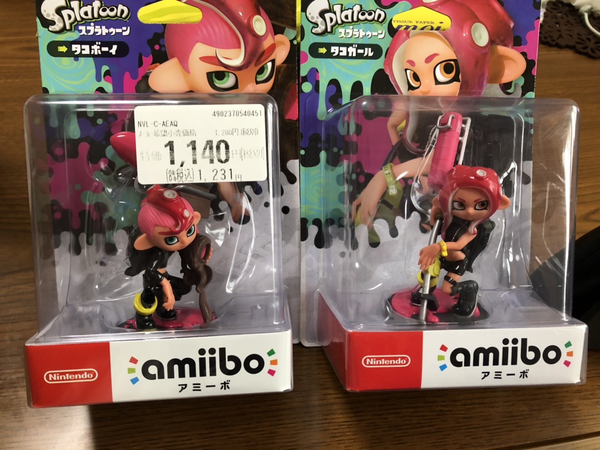 Nintendo Switch - アミーボ　スプラトゥーン2 タコ&amp;タコガール amiibo タコガール（スプラトゥーンシリーズ） | My Nintendo